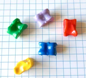 Classic Knucklebones Game Jacks Set of 5 Top Quality Made in Germany - Picture 1 of 5