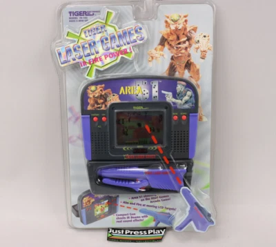 Ex. Rare 1996 Tiger Laser Games Area 51 Handheld Electronic LCD New Fact. Sealed - Image 1 of 4