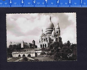 Basílica del Sagrado Corazón de Montmartre RPPC Greff Postal París Ocupado - Imagen 1 de 2