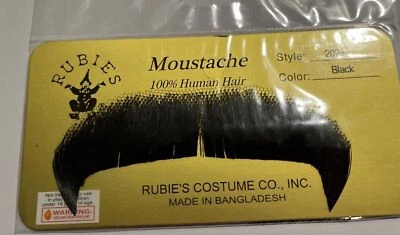 MUSTACHES THEATRICAL-100% HUMAN HAIR WINCHESTER MOUSTACHE RUBIES 2028 PICK ANY 1 - Image 1 of 4