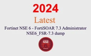 Fortinet NSE 6 - Valise FortiSOAR 7.3 NSE6_FSR-7.3 GARANTIE (mise à jour 1 mois) - Photo 1/1