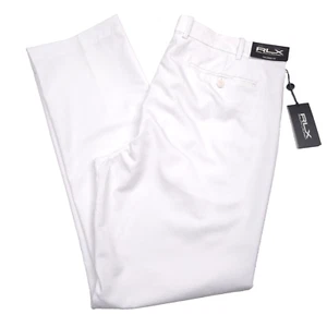 $168 RLX Polo Ralph Lauren White Tailor Fit Performance Golf Pants Mens 40 X 32 - Picture 1 of 9