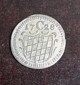 Kfsm. Bayern, Karl Albert, 1726 - 1745, Einseitiger Pfennig 1728, Erhaltung! - Bild 1 von 3