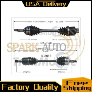 Front CV Axle Shaft Assembly Fits 1987 1988 Chevrolet Spectrum 1989 Geo Spectrum - Picture 1 of 3