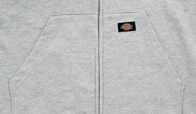 Sudadera con capucha de peso medio Dickies para hombre cremallera completa trabajo ropa exterior polar chaqueta con capucha Foto 1 de 4