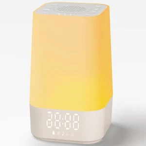 4-in-1 Sunrise Alarm Clock White Noise Sound Machine, 30 Soothing Sounds, Dim... - Picture 1 of 8