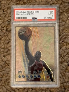 1996-97 Bowman's Best Michael Jordan Shots #BS6 Bulls PSA 9 - Bild 1 von 4