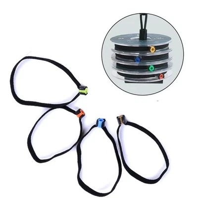4pcs Fly Fishing Tippet Spool Tenders Elasticity Line Tenders Random Color - Image 1 of 4