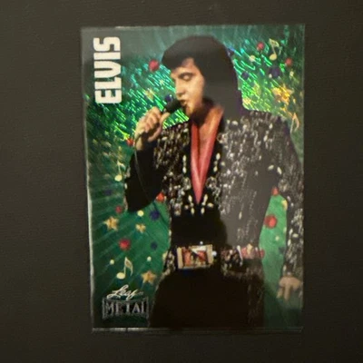 Elvis Presley 2024 Hoja Elvis Presley Iconos Colección #43 Verde Brillo/6 Foto 1 de 2
