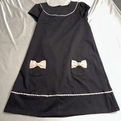 Gymboree Girl’s Size 12 Black Short Sleeve Casual Dress - Image 1 of 4