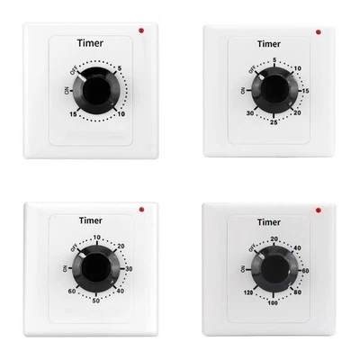 Wall Mechanical Countdown Timer Switches Highly Power Timing Controller 15A - Image 1 of 4