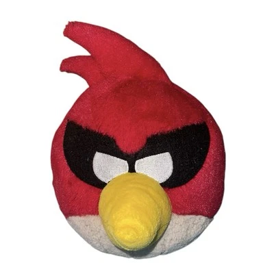 Angry Birds Space Super Red Plush Bird 7" Plush 2012 Stuffed Toy Bird Animal - Image 1 of 4