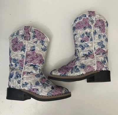 Botas Old West Bebé Niña Flores Niños Pequeños Talla 5 Foto 1 de 4