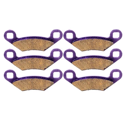 Front & Rear Carbon fiber Brake Pads For Polaris 2008 2009 Hawkeye 300 2x4 — 第 1/4 张图片