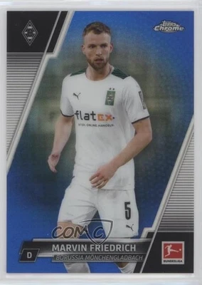 2021-22 Topps Chrome Bundesliga Blue Refractor /150 Marvin Friedrich #14 - Image 1 of 2