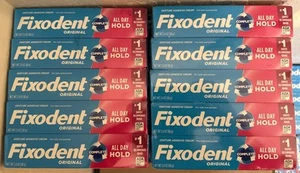 Fixodent Complete Original Denture Adhesive Cream, 2.4 oz, Two 5-Packs SEALED - Picture 1 of 4
