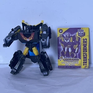 Transformers Cyberverse Adventures Stealth Force Hot Rod 100% Complete W Book - Picture 1 of 22