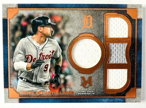 2019 Topps Museum Nicholas Castellanos QUAD Game Used Jersey Card #/75 Tigers! - Picture 1 of 3