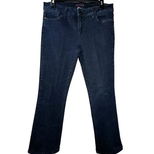 Tommy Hilfiger Jeans Damen Größe 8 R Blau Denim Klassisch Boot Cut Dunkle Waschung - Bild 1 von 13
