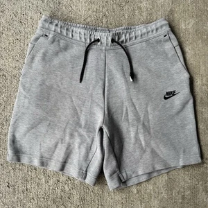 Nike Sportswear Tech Fleece Zip Pocket Casual Shorts Grey Men’s Medium CU4503 - Picture 1 of 17