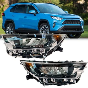 Pair Left&Right Side For 2019-11 2022 Toyota RAV4 LE XLE Headlight Assembly LED - Picture 1 of 17