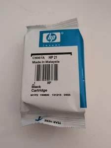 HP 21 Black Original Ink Cartridge C9351A Open Box Fast Shipping  - Picture 1 of 9
