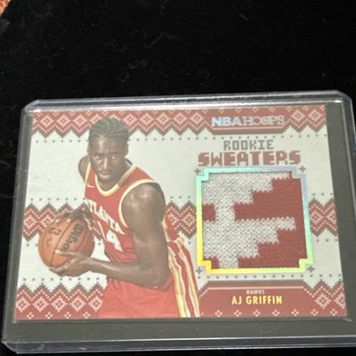 2022-23 Panini NBA Hoops - PlAJ Griffin #RS-AJ (RC) Rookie Sweaters Mem - Image 1 of 4