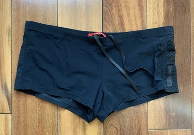 Prada Black Swimming Shorts Trunks Mesh Lined - Image 1 of 4