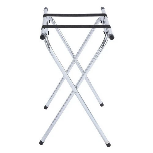 Winco Steel Foldable Tray Stand with Bar, 31" Height | 1 Each - Image 1 of 1