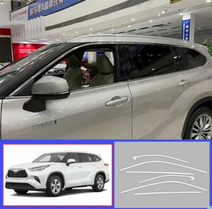 For Toyota Highlander 2020-22 Stainless upper Car Window Sill Trim Molding Cover - Bild 1 von 8