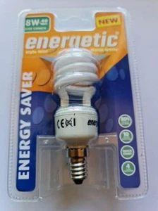 Top Energetic® Energiesparlampe Style Mini E14 8W=40W 500 Lumen EEK:A - Bild 1 von 1