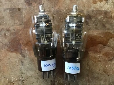 CV73 VACUUM TUBE (LOT OF 2)  , STC Tested as NOS Foto 1 de 3