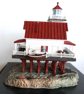 Harbour Lights 1998 Sea Rock Leuchtturm New Jersey #509 in Box mit Etikett - Bild 1 von 2