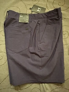 PANTALONES CORTOS UNDER ARMOUR IMPARABLES GOLF AZUL OSCURO TALLA 38 HOMBRE NUEVOS CON ETIQUETAS $90.00 - Imagen 1 de 5