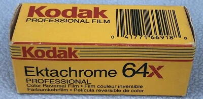 Kodak Ektachrome 64X Color Reversal EXP 120  (Expired: 05/1994) - Sealed New - Image 1 of 3