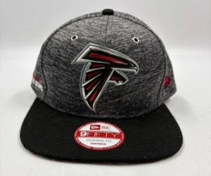 Atlanta Falcons New Era 9FIFTY Original Fit Grey Logo Snapback Hat Sports Cap - Picture 1 of 5