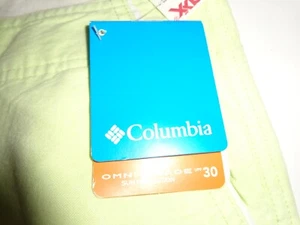 Columbia Womens Size 4 YELLOW PFG Outdoor Shorts - Picture 1 of 5