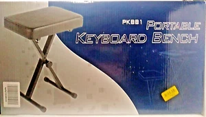 The Music People ~ PKBB1 Portable Keyboard Bench ~ Black ~ New - Picture 1 of 1
