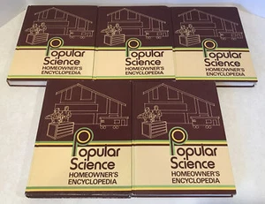 Vintage POPULAR SCIENCE Homeowner's Encyclopedia Book Set Vol. 1-5 (1974) - Picture 1 of 10