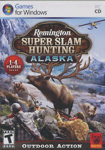 Remington Super Slam HUNTING ALASKA Outdoor Action PC Game Windows XP-Vista NEW!