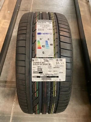 Sommerreifen Bridgestone Dueler H/P Sport* RFT  275 40 R20 106Y UPE: 324€ - Bild 1 von 4
