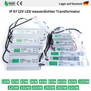DC 12V LED Trafo Transformator Netzteil Treiber LED Driver Wasserdichter IP67 - Bild 1 von 54