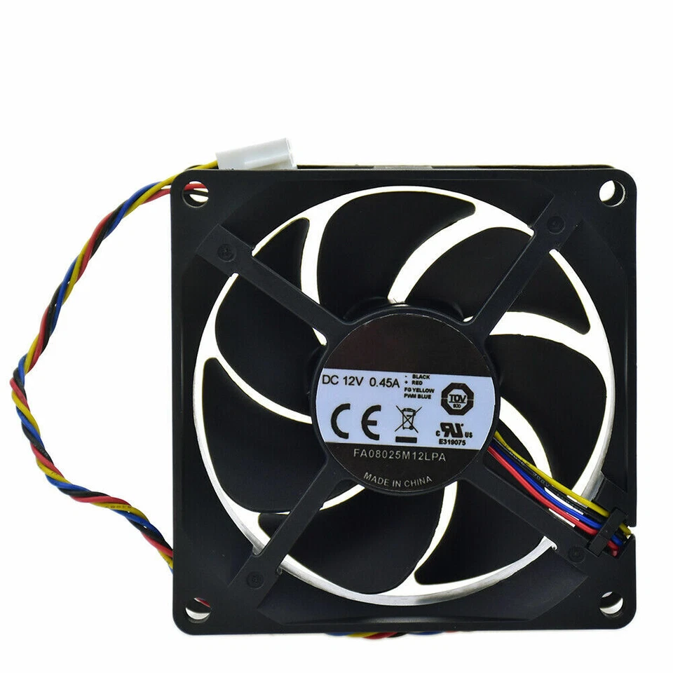 Cooler Master FA08025M12LPA DC12V 0.45A Heatsink's Fan 80*80*25MM 4pin - Image 1 of 1