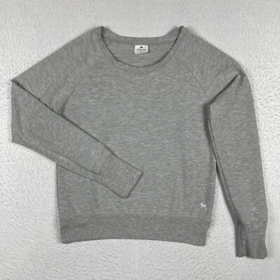 Sudadera The Black Dog Para Mujer XS Gris Pullover Preppy Playa Informal Damas Top Foto 1 de 4
