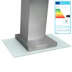 Airforce F35 80 X/V RLN FOHR campana extractora campana de pared aire de escape recirculación vidrio 80 cm - Imagen 1 de 4