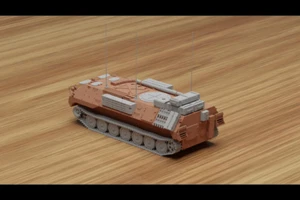 1/72 3D Printed Soviet "MT-LBU Light Armoured Multipurpose Vehicle" Kit Model - Picture 1 of 4