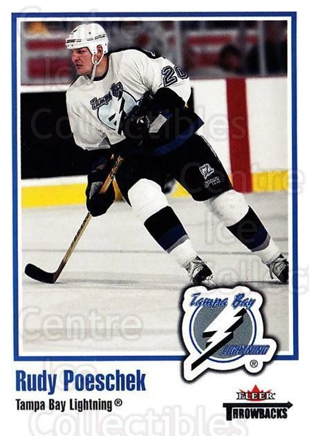 2002-03 Fleer Throwbacks #37 Rudy Poeschek - Image 1 of 1