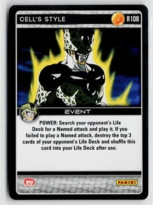 DBZ TCG Dragon Ball Z Panini Perfection Cell's Style x1 R108 - Imagen 1 de 2