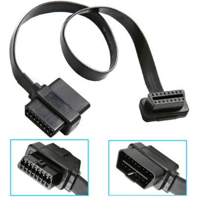 BOLWINS Extensión divisor L19C ODB II ODB2 16 pin cable de extensión cable adaptador 30 cm