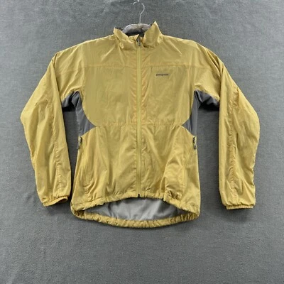 Patagonia Mujer Talla S Amarillo Cremallera Completa Cortavientos Ripstop Forrado Chaqueta Foto 1 de 4